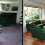 Livingroom update, accents, paint and flooring.