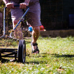Mowing a Lawn