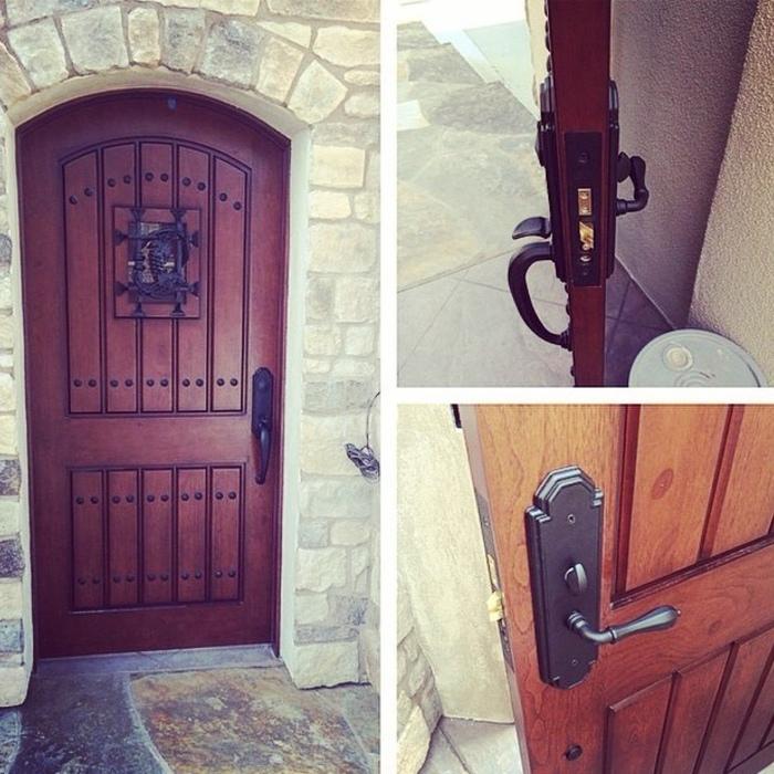 mortise lockset in black