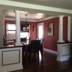 knee wall with columns