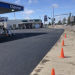 New parking lot