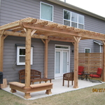 22 x 12 Cedar Pergola