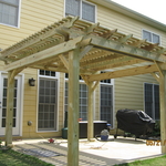 12x12 Pergola on Patio