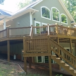 Wood deck