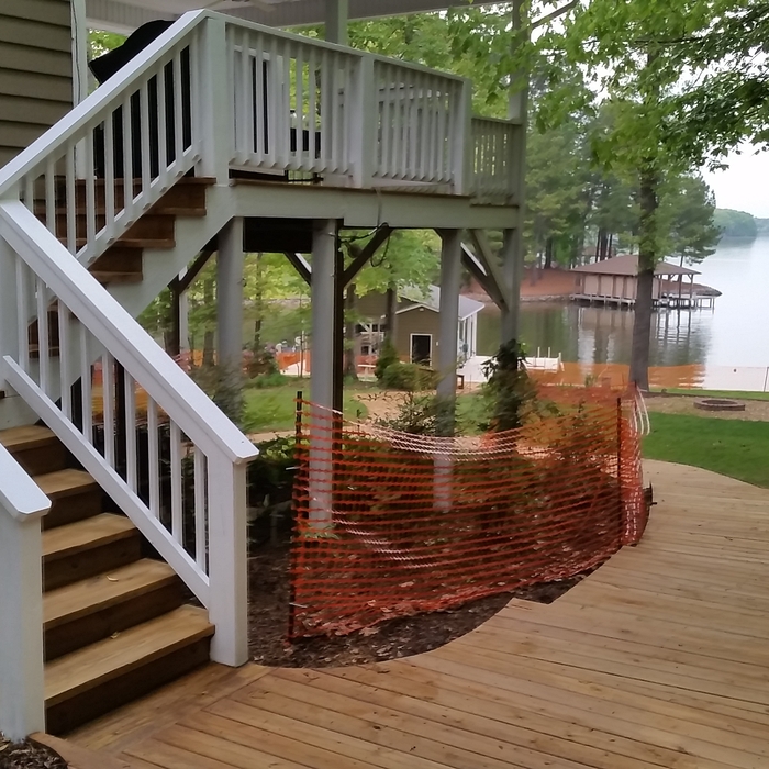 Walkway lake gaston national stain