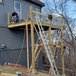 Solo's private balcony
