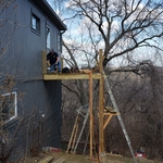 Solo's private balcony