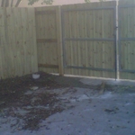 double gate yard view