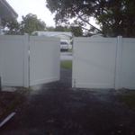 double gate yard view