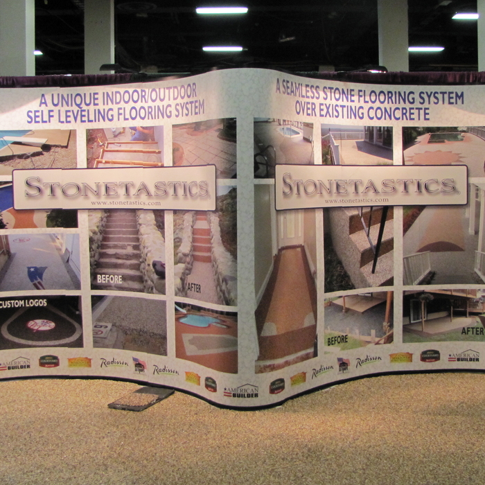 Stonetastics Trade Show Booth