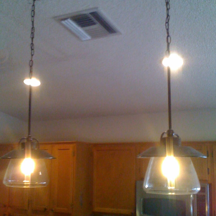 pendant over kitchen island