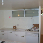 cabinets installed