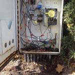Old control cabinet