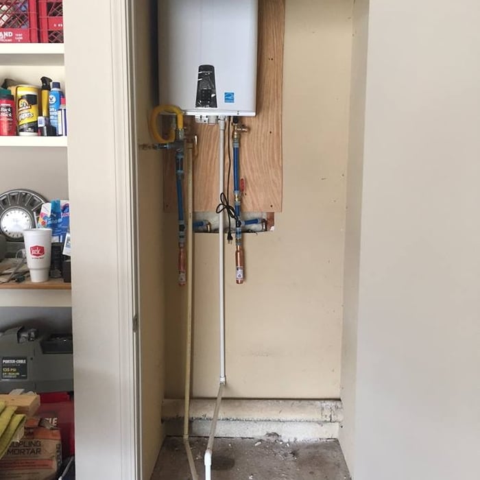 New tankless system