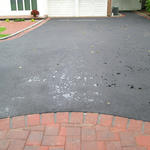 Asphalt driveway