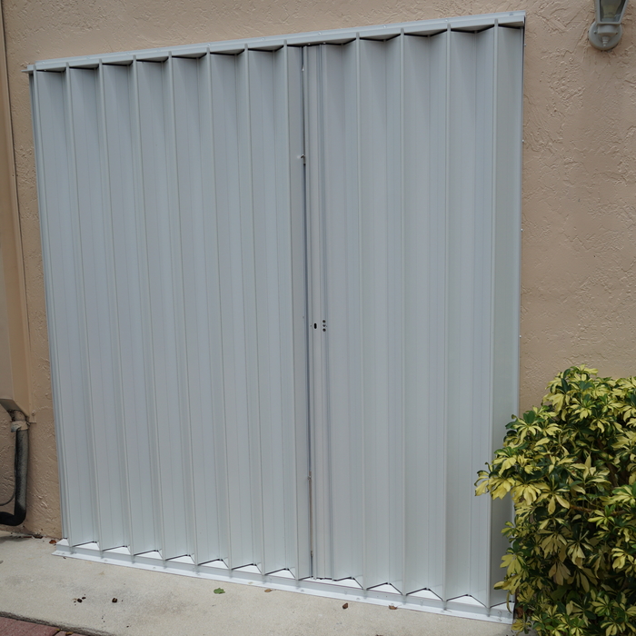 Accordion over double door