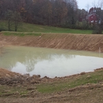 pond designed by the USDA of WV and our excavating