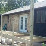 Framing of deck