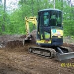 Excavating the site