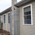 Facelifting a chimney