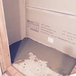 Shower Floor Prep