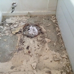 replace toilet and tile