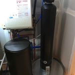 Water softener and chlorine reduction unit