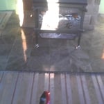 marble around woodstove