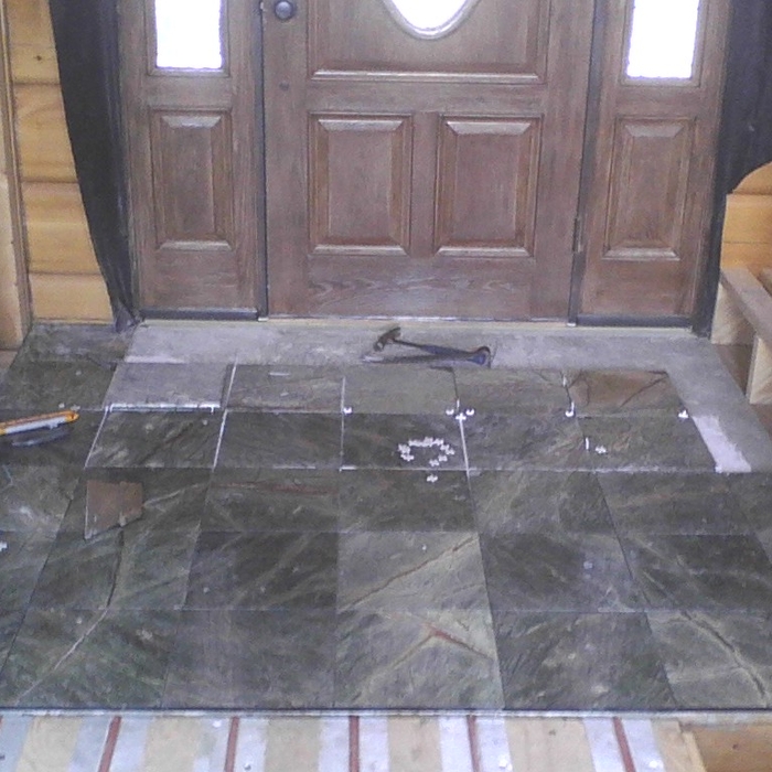 during installation