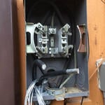 Running new triplex cable to electric meter