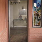 Front Entry Vanishing Screen Door