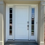 Front Entry door with 2 sidleites