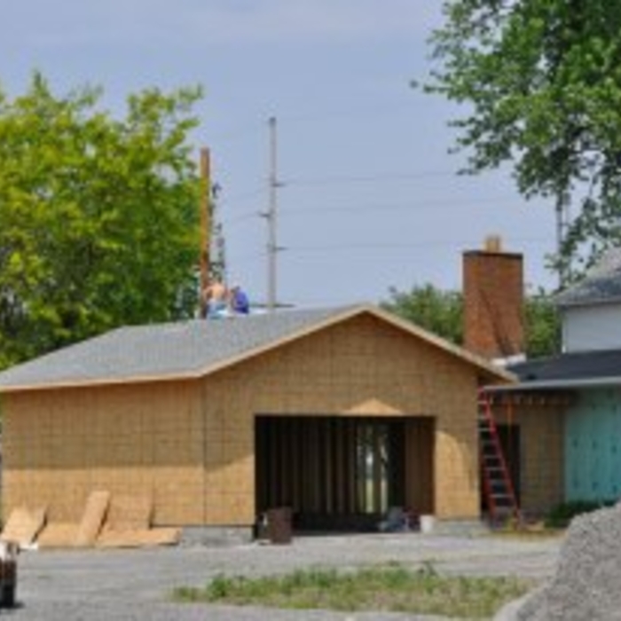 Garage & Breezeway addition to existing home