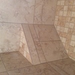 Seat in shower stall