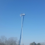 Baseball field lights