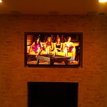 TV & Surround sound installed in a Basement