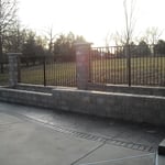planter bed/seating wall