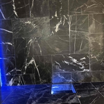 Shower wall lighted up