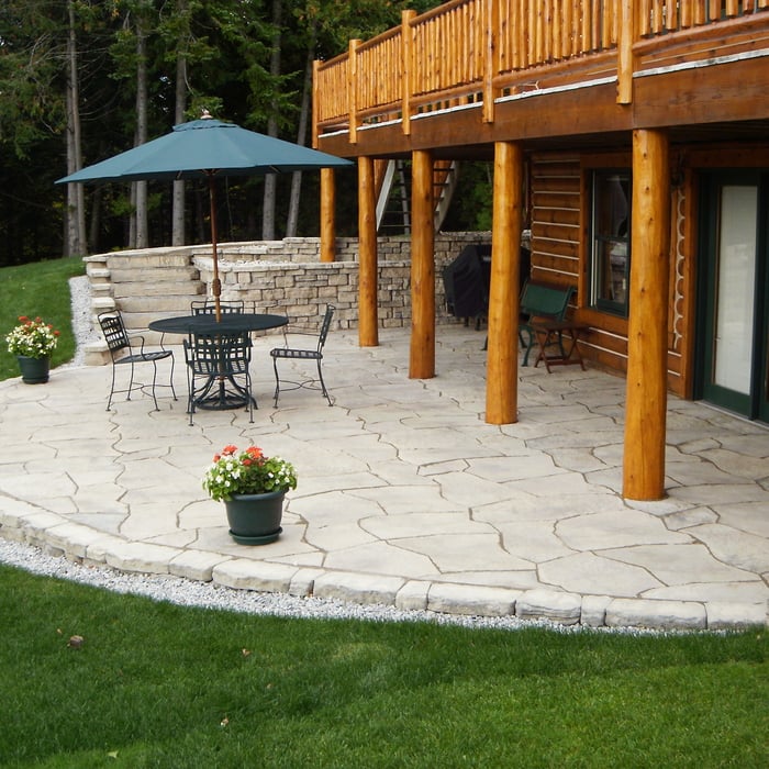 Flage Stone Patio