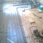 sub floor before