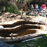 Shaping the pond