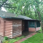 Cabin look when we got there