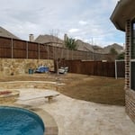 hardscape and sod