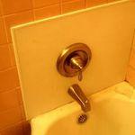 the new bathroom faucet
