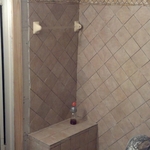 custom built shower