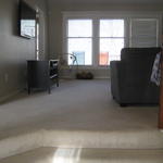 BEFORE - Living room from front entry.