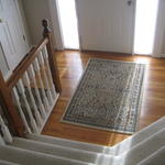 BEFORE - Front entry landing.