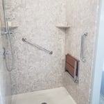 Shower/Teak Seat