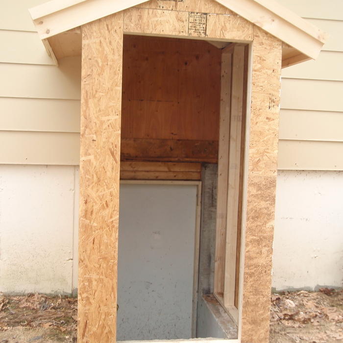 built dog house on bulk head