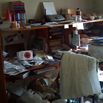 Home Office Before Organizing